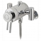 Surface mounted shower valve