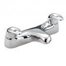 Deck mounted bath filler